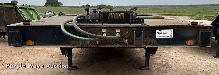 image for item ED5585 1988 Wilson 4360T drop deck hydraulic tail equipment trailer