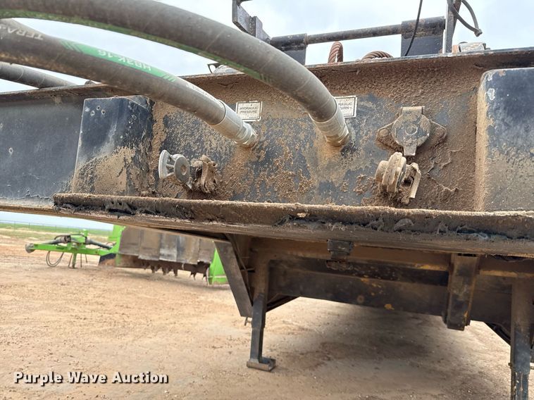 image for item ED5585 1988 Wilson 4360T drop deck hydraulic tail equipment trailer