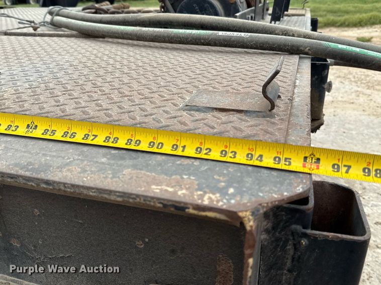 image for item ED5585 1988 Wilson 4360T drop deck hydraulic tail equipment trailer