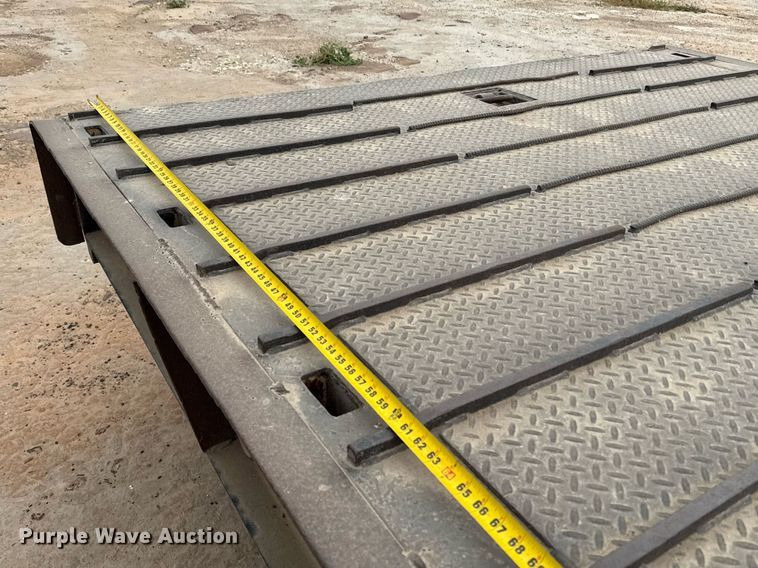 image for item ED5585 1988 Wilson 4360T drop deck hydraulic tail equipment trailer