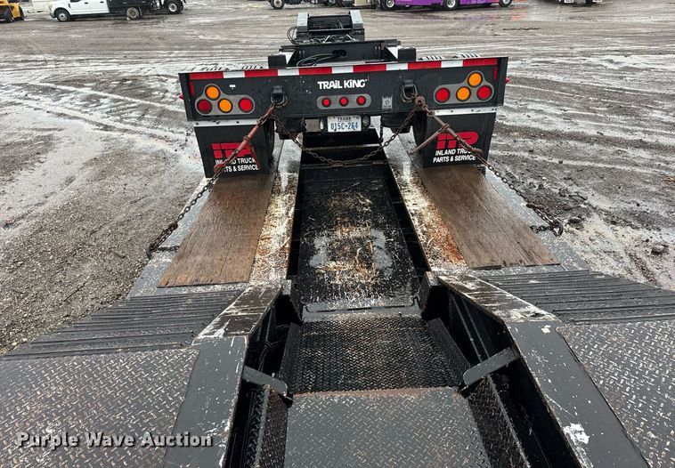 image for item EG5725 2011 Trail King TK110HDG-533 lowboy equipment trailer