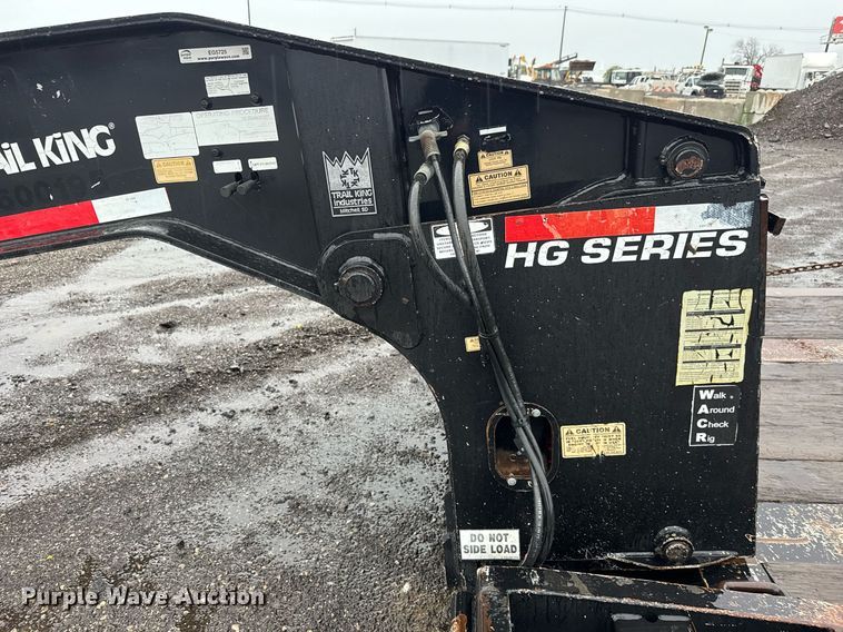 image for item EG5725 2011 Trail King TK110HDG-533 lowboy equipment trailer