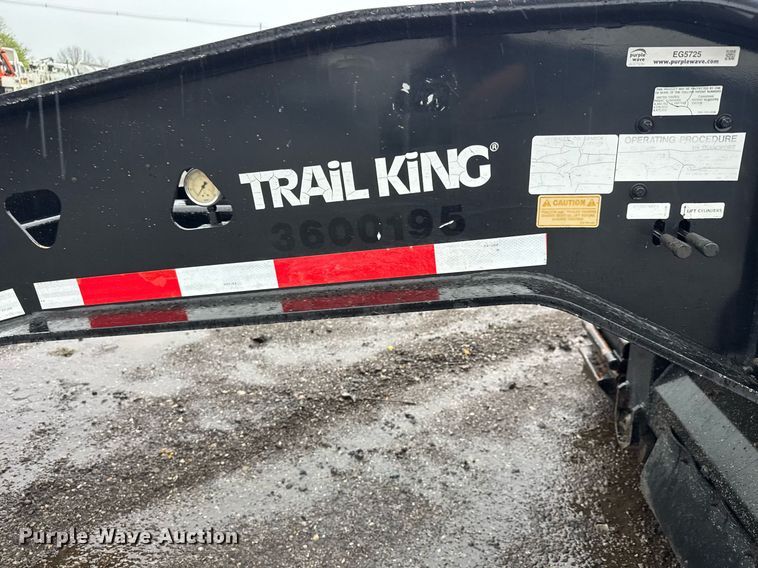 image for item EG5725 2011 Trail King TK110HDG-533 lowboy equipment trailer