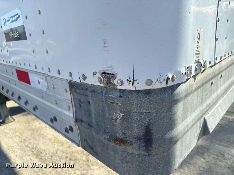 image for item EG6379 2016 Hyundai VI2530152-AJS dry van trailer