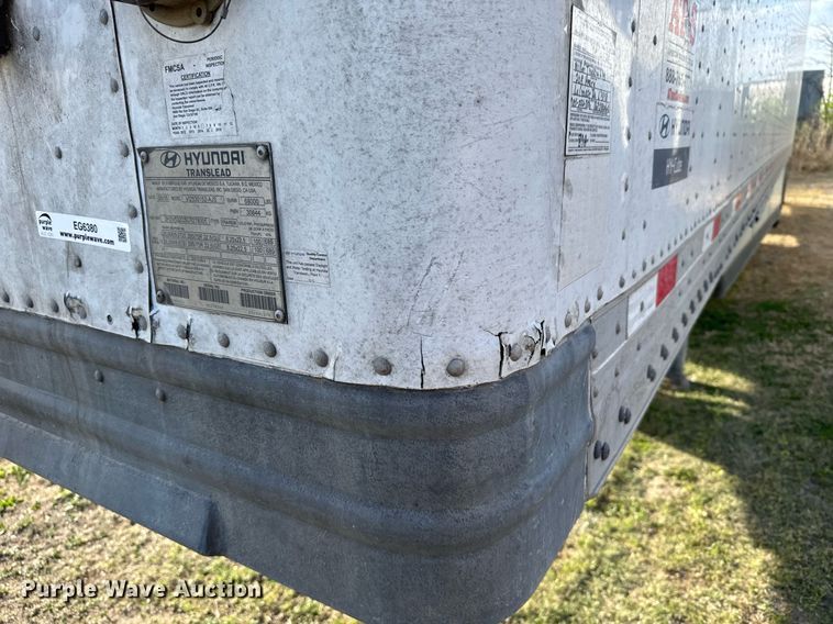 image for item EG6380 2016 Hyundai VI2530152-AJS dry van trailer