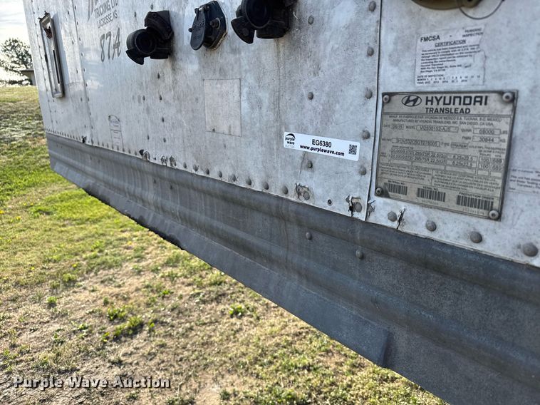 image for item EG6380 2016 Hyundai VI2530152-AJS dry van trailer