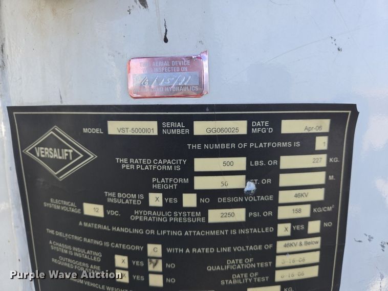 image for item EJ7421 2007 Freightliner Business Class M2 bucket truck