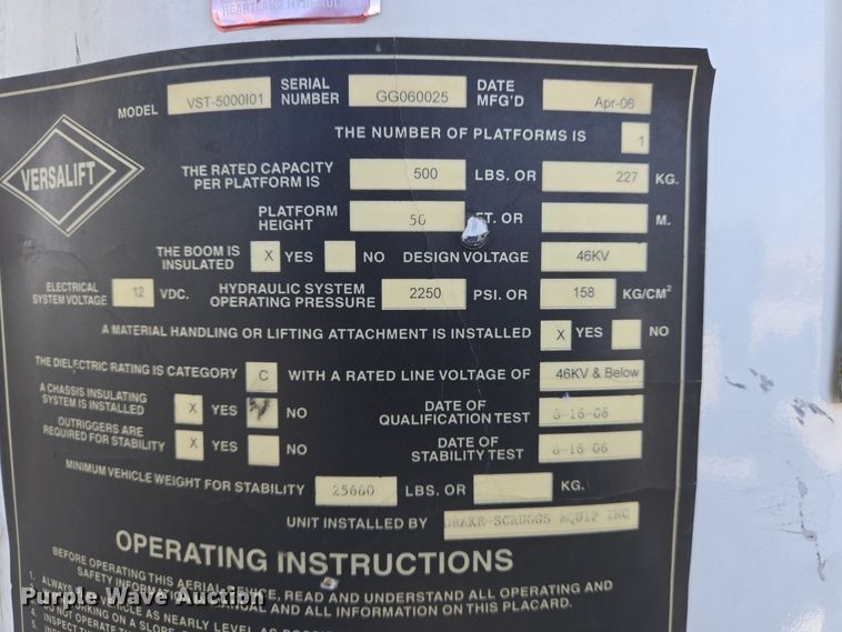 image for item EJ7421 2007 Freightliner Business Class M2 bucket truck