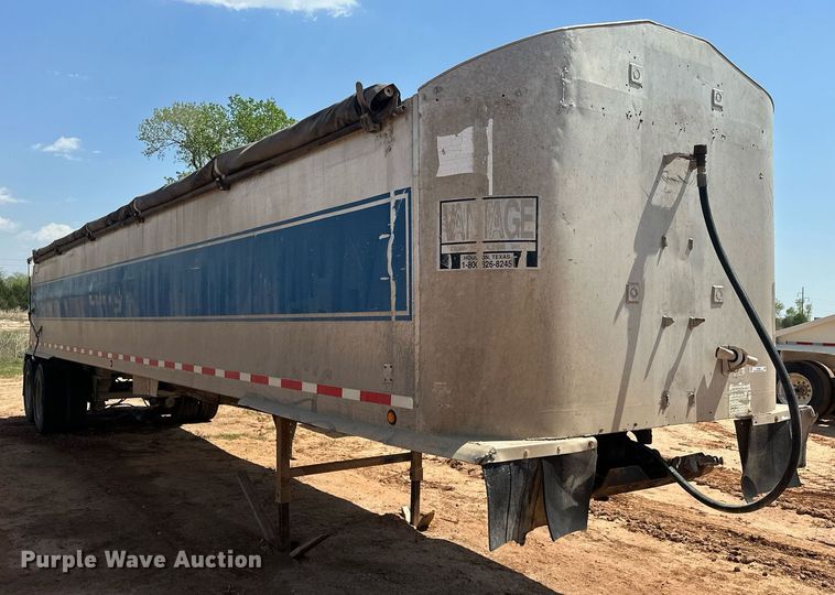 image for item EJ8630 1998 Vantage T-96-SS end dump trailer