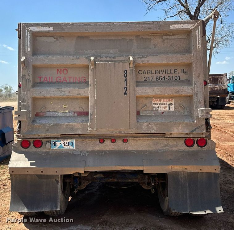 image for item EJ8630 1998 Vantage T-96-SS end dump trailer