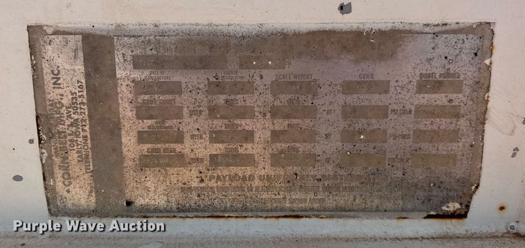 image for item EJ8634 1999 Corn Belt  S-4202 bottom dump trailer