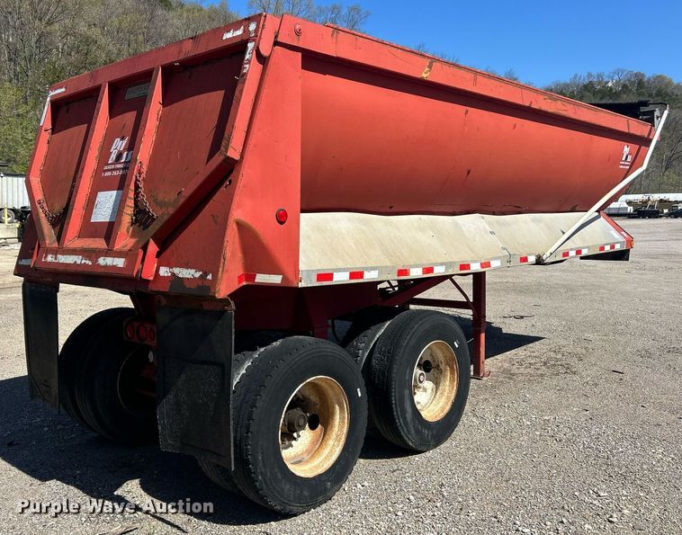 image for item EK2917 2007 Dierzen Kewanee Heavy Ind. Trailers, Inc. Pit Boss TA23QE963SP end dump trailer