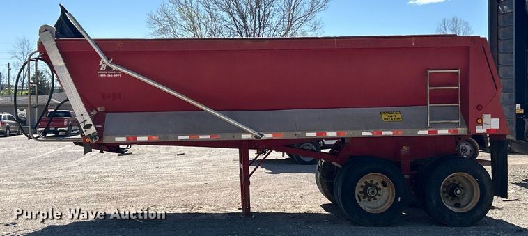 image for item EK2917 2007 Dierzen Kewanee Heavy Ind. Trailers, Inc. Pit Boss TA23QE963SP end dump trailer