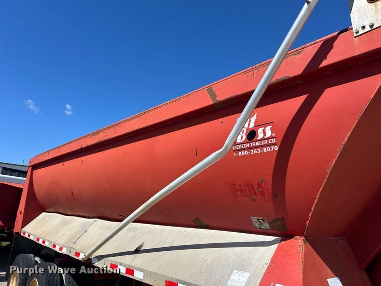 image for item EK2917 2007 Dierzen Kewanee Heavy Ind. Trailers, Inc. Pit Boss TA23QE963SP end dump trailer