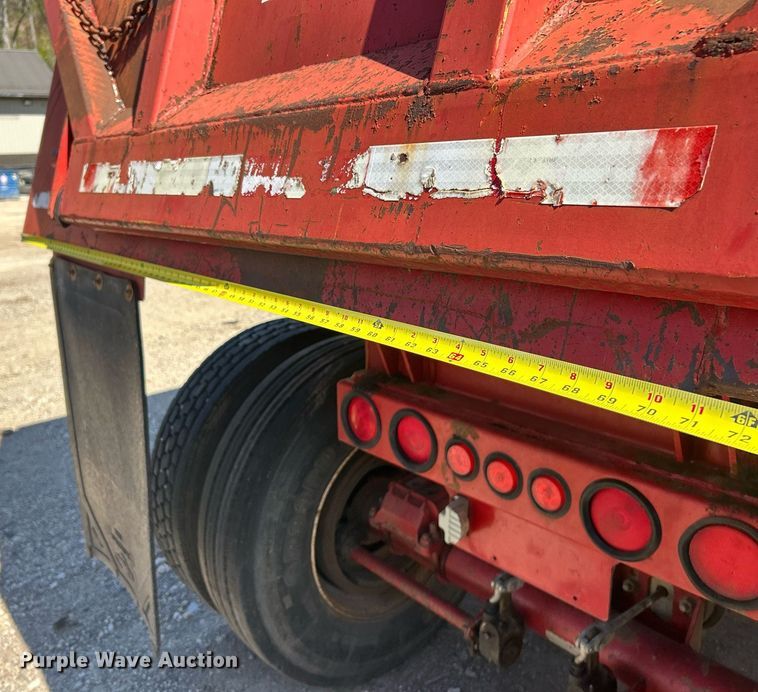 image for item EK2917 2007 Dierzen Kewanee Heavy Ind. Trailers, Inc. Pit Boss TA23QE963SP end dump trailer
