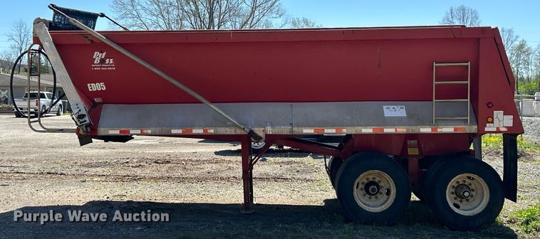 image for item EK2918 2007 Dierzen Kewanee Heavy Ind. Trailers, Inc. Pit Boss TA23QF963SR end dump trailer