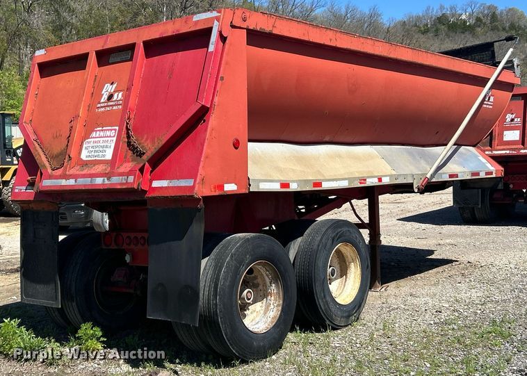image for item EK2918 2007 Dierzen Kewanee Heavy Ind. Trailers, Inc. Pit Boss TA23QF963SR end dump trailer