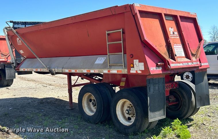 image for item EK2918 2007 Dierzen Kewanee Heavy Ind. Trailers, Inc. Pit Boss TA23QF963SR end dump trailer