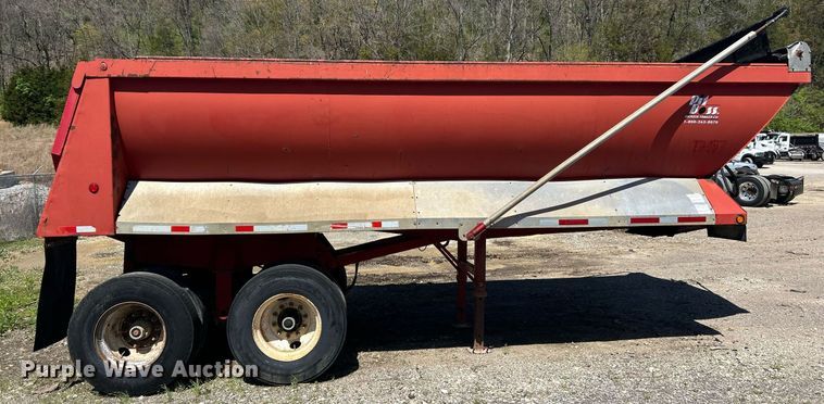 image for item EK2918 2007 Dierzen Kewanee Heavy Ind. Trailers, Inc. Pit Boss TA23QF963SR end dump trailer