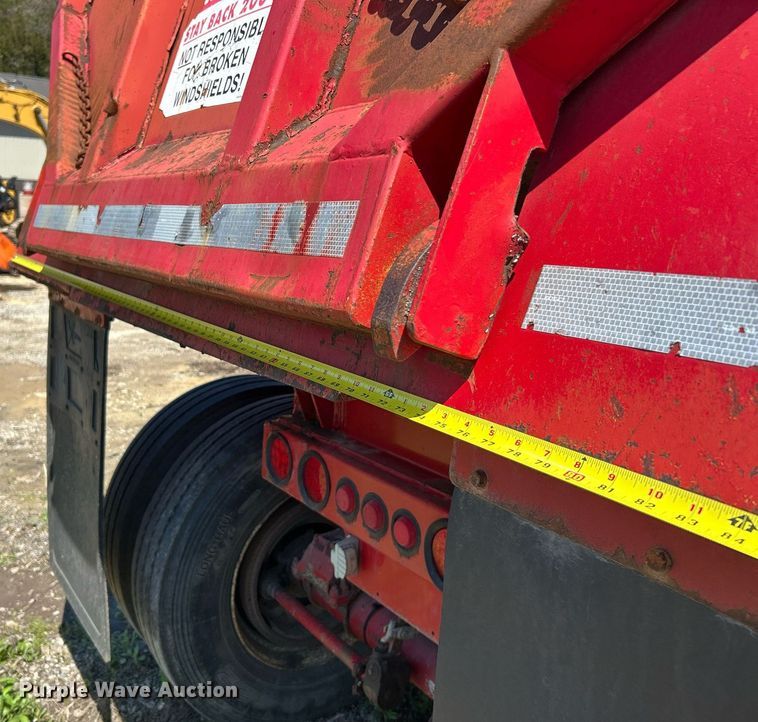 image for item EK2918 2007 Dierzen Kewanee Heavy Ind. Trailers, Inc. Pit Boss TA23QF963SR end dump trailer