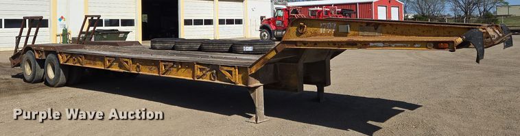 image for item EN8905 1973 Chancey BT35 equipment trailer