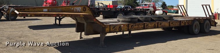 image for item EN8905 1973 Chancey BT35 equipment trailer