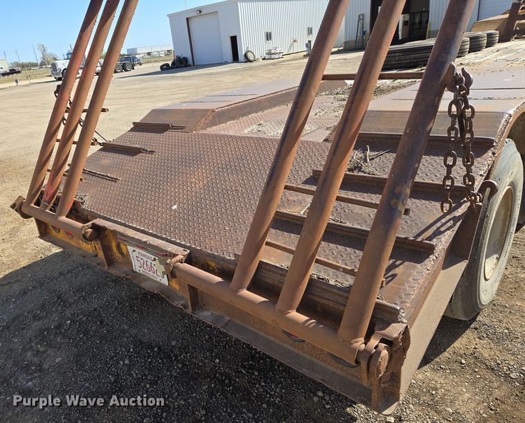 image for item EN8905 1973 Chancey BT35 equipment trailer