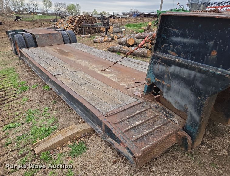 image for item EQ6984 1959 Arrow lowboy equipment trailer