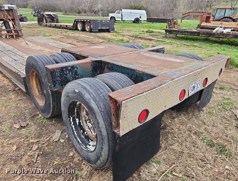 image for item EQ6984 1959 Arrow lowboy equipment trailer