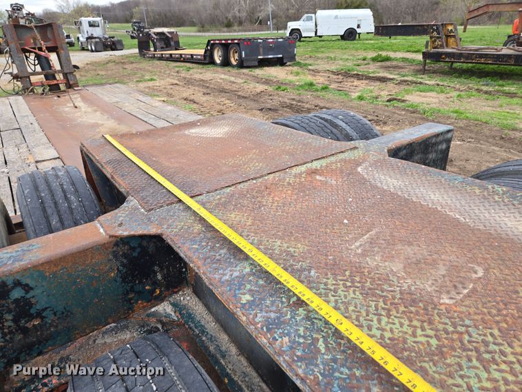 image for item EQ6984 1959 Arrow lowboy equipment trailer