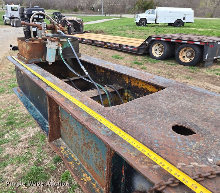 image for item EQ6984 1959 Arrow lowboy equipment trailer