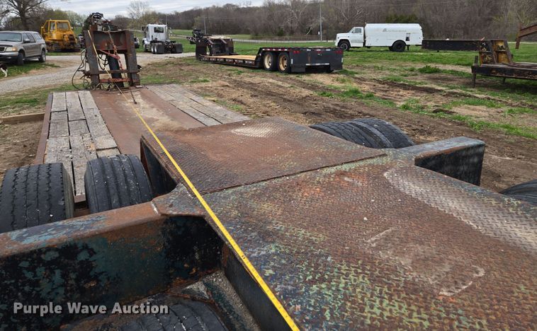 image for item EQ6984 1959 Arrow lowboy equipment trailer