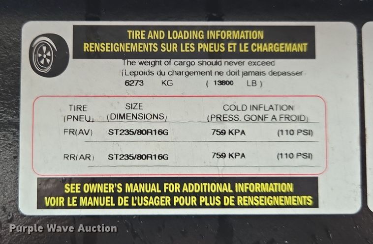 image for item YA0489 2022 Appalachian car carrier