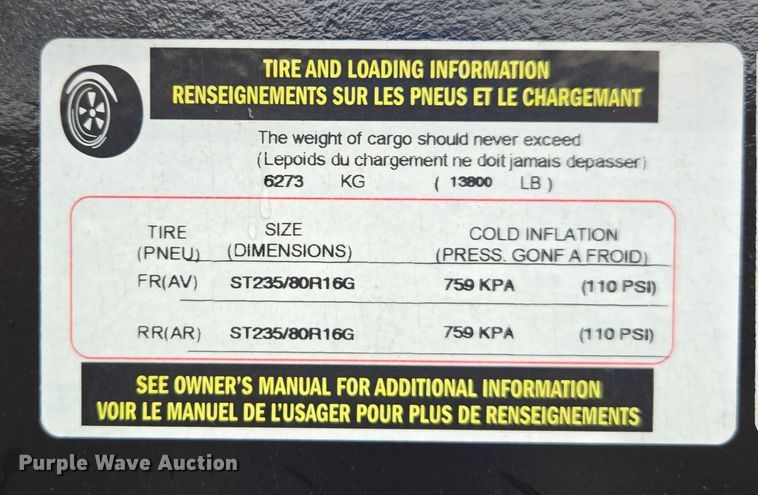 image for item YA0491 2022 Appalachian car carrier