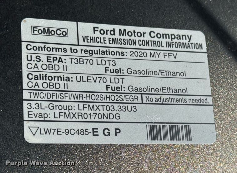 image for item EO0685 2020 Ford Explorer Police Interceptor SUV