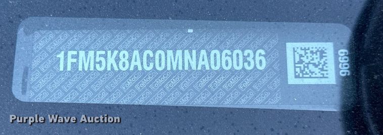 image for item EO0686 2021 Ford Explorer Police Interceptor SUV