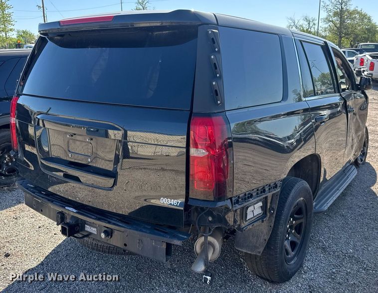 image for item EO0687 2017 Chevrolet Tahoe Police SUV