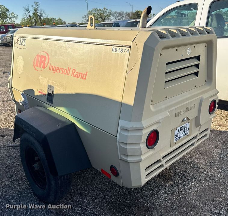 image for item EO0689 2008 Ingersoll Rand P185 air compressor