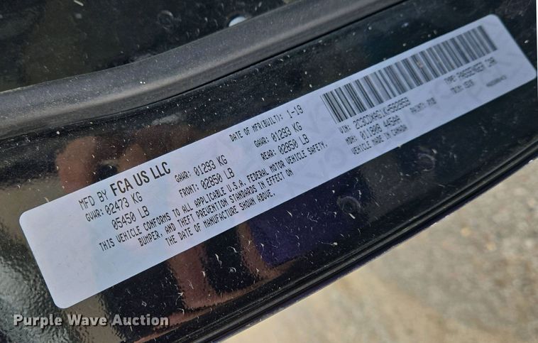 image for item EO0700 2019 Dodge  Charger Police  