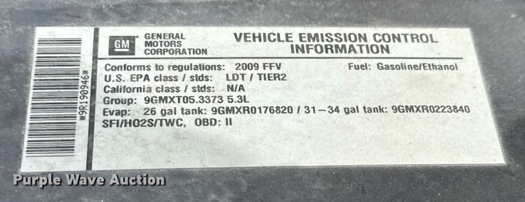 image for item EO0703 2009 Chevrolet  Tahoe LS  SUV