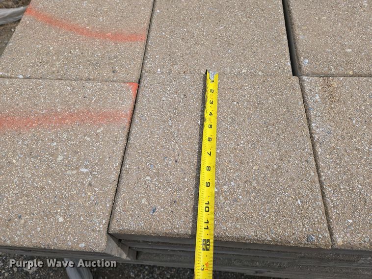 image for item EO0722  (12) pallets of concrete pavers