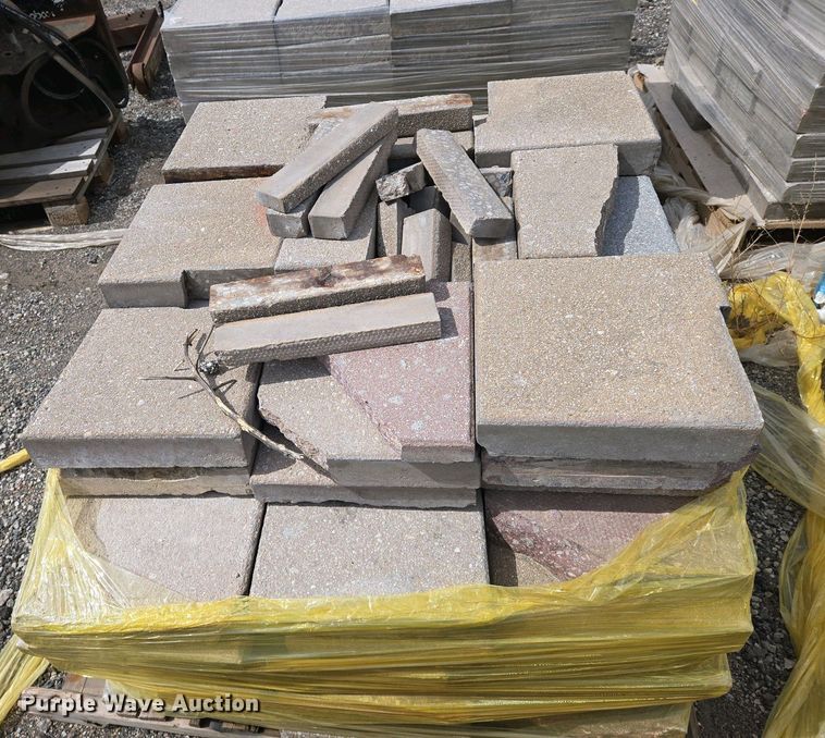 image for item EO0722  (12) pallets of concrete pavers