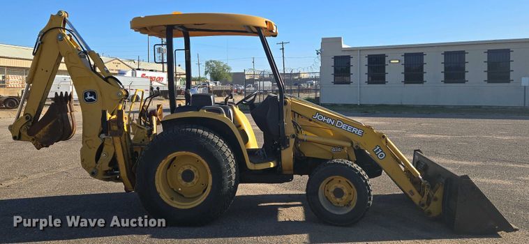 image for item EO0730 John Deere 110 backhoe