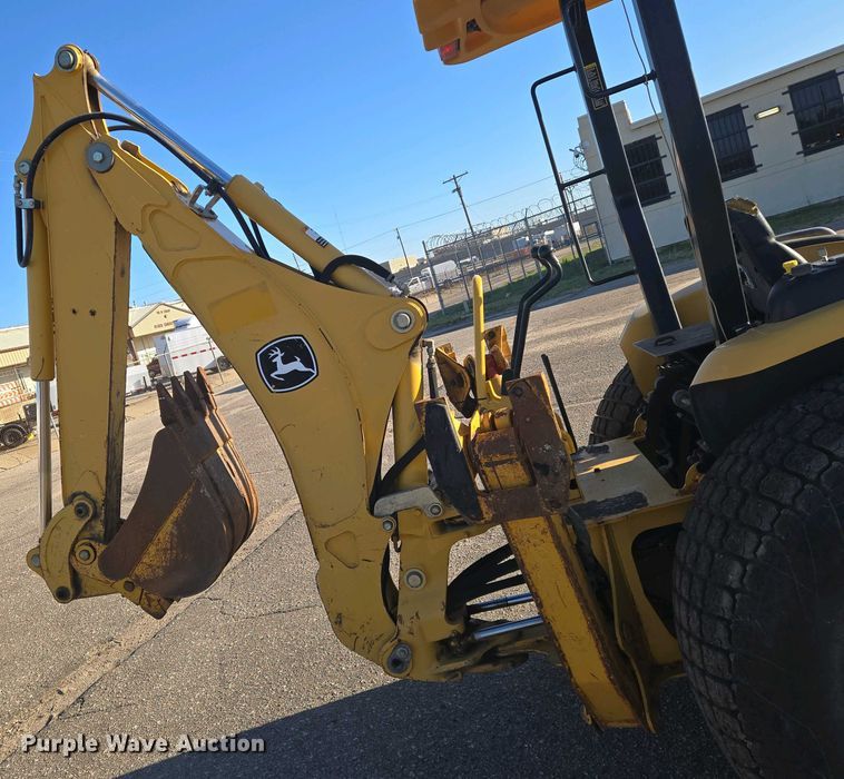 image for item EO0730 John Deere 110 backhoe