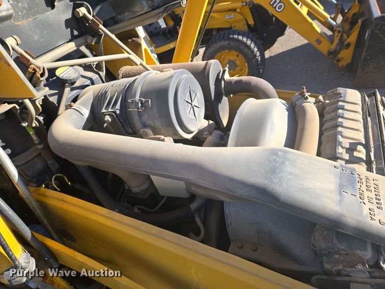 image for item EO0730 John Deere 110 backhoe