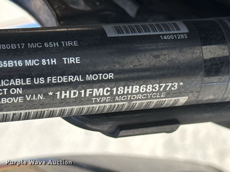 image for item EO0735 2017 Harley Davidson Electra Glide motorcycle