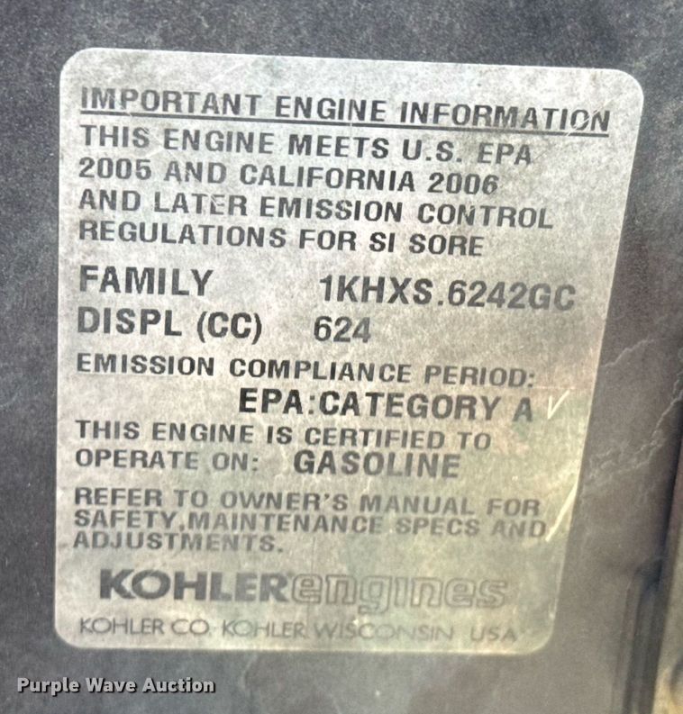 image for item EO0741 2001 Smithco Spray Star 1600 sprayer