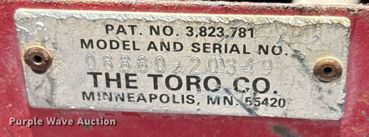 image for item EO0742 Toro Sand Pro 14 bunker rake