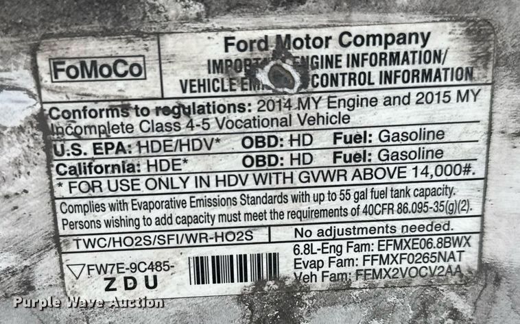 image for item EO0743 2015 Eldorado Aerotech E450 shuttle bus