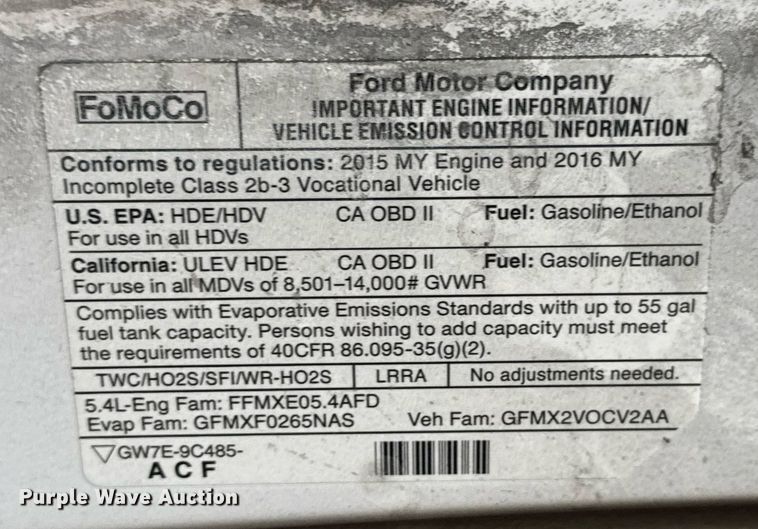 image for item EO0744 2016 Eldorado Aerotech E450 shuttle bus